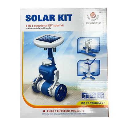 Educational DIY solar kit for kids, encouraging creativity and understanding of solar power through hands-on projects