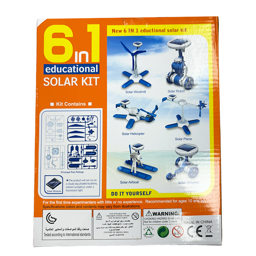 6-in-1 Educational DIY Solar Kit