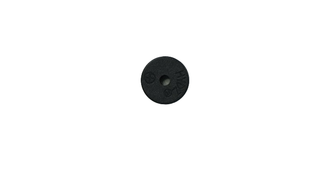 Internal Magnetic Buzzer Component, 12 (Dia.) x 9.5mm, 2V dc Min, 5V dc Max