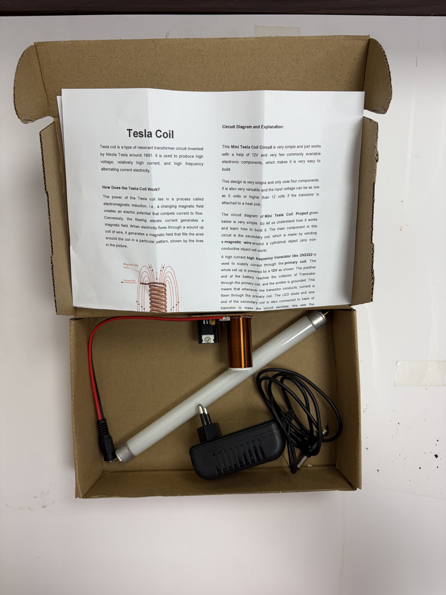 Tesla Coil Science Kit