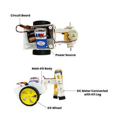 Single Motor Robotic Cart Science DIY Kit