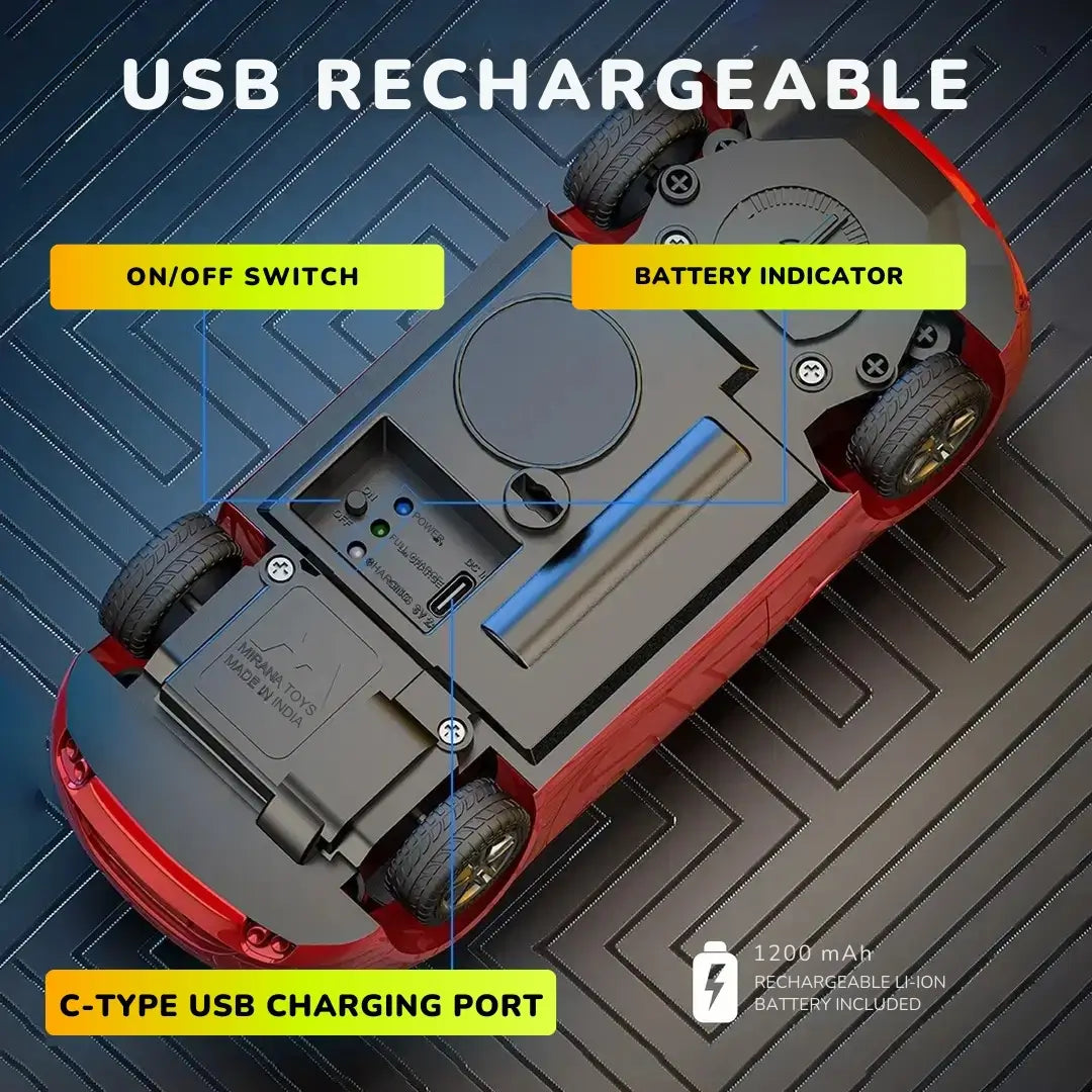 USB Type-C Charging RC Car