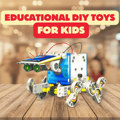 14-in-1 Solar Robot Kits is for the Educational purpose toy for kids. 